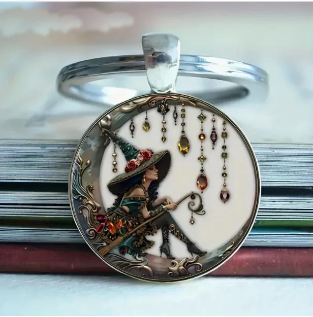 Брелок для ключей Ведьма 3х6 см (EG0042)