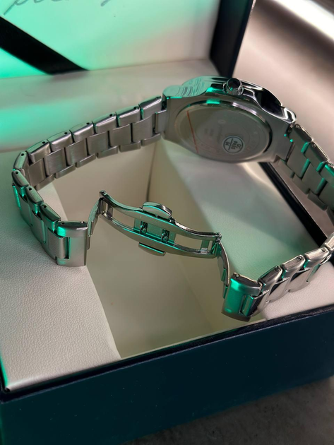 Наручний годинник чоловічий Poedagar Crystal із зеленим циферблатом Сріблястий (wt0528) - фото 4 Наручний годинник чоловічий Poedagar Crystal із зеленим циферблатом Сріблястий (wt0528) - фото 4