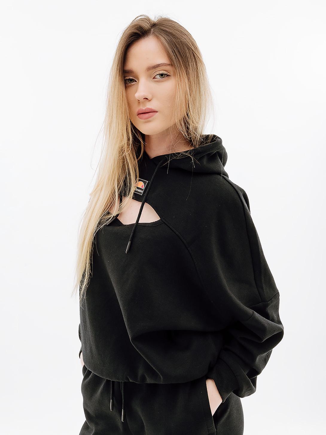 Худи женское Ellesse Etna OH Hoody L Черный (7dSRR17805-011 L) - фото 4 Худи женское Ellesse Etna OH Hoody L Черный (7dSRR17805-011 L) - фото 4