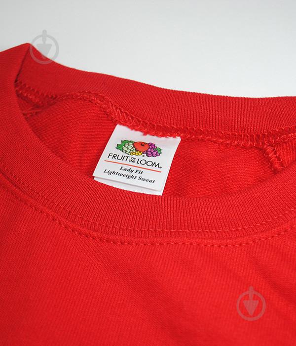 Свитшот Fruit of the Loom Lightweight S Красный (062146040S) - фото 3