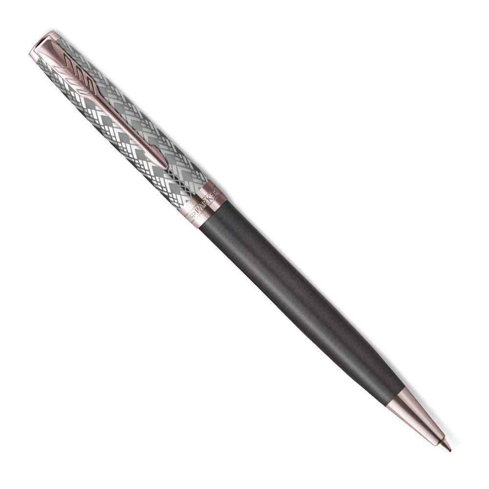 ᐉ Шариковая ручка Parker SONNET 17 Metal and Grey Lacquer