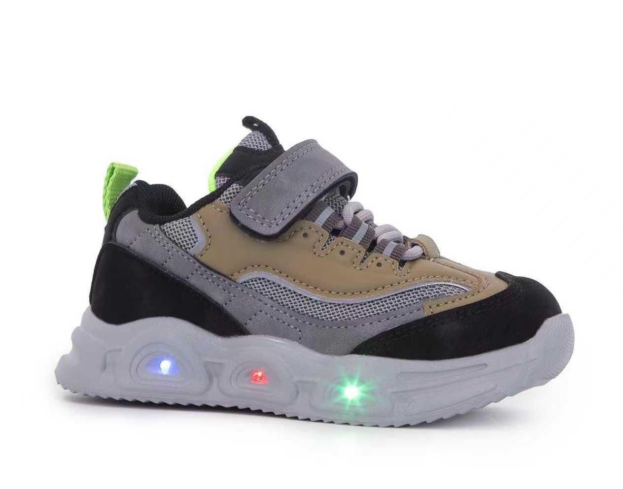 Кроссовки для мальчиков Clibee LB11621/29 р. 29 Серый