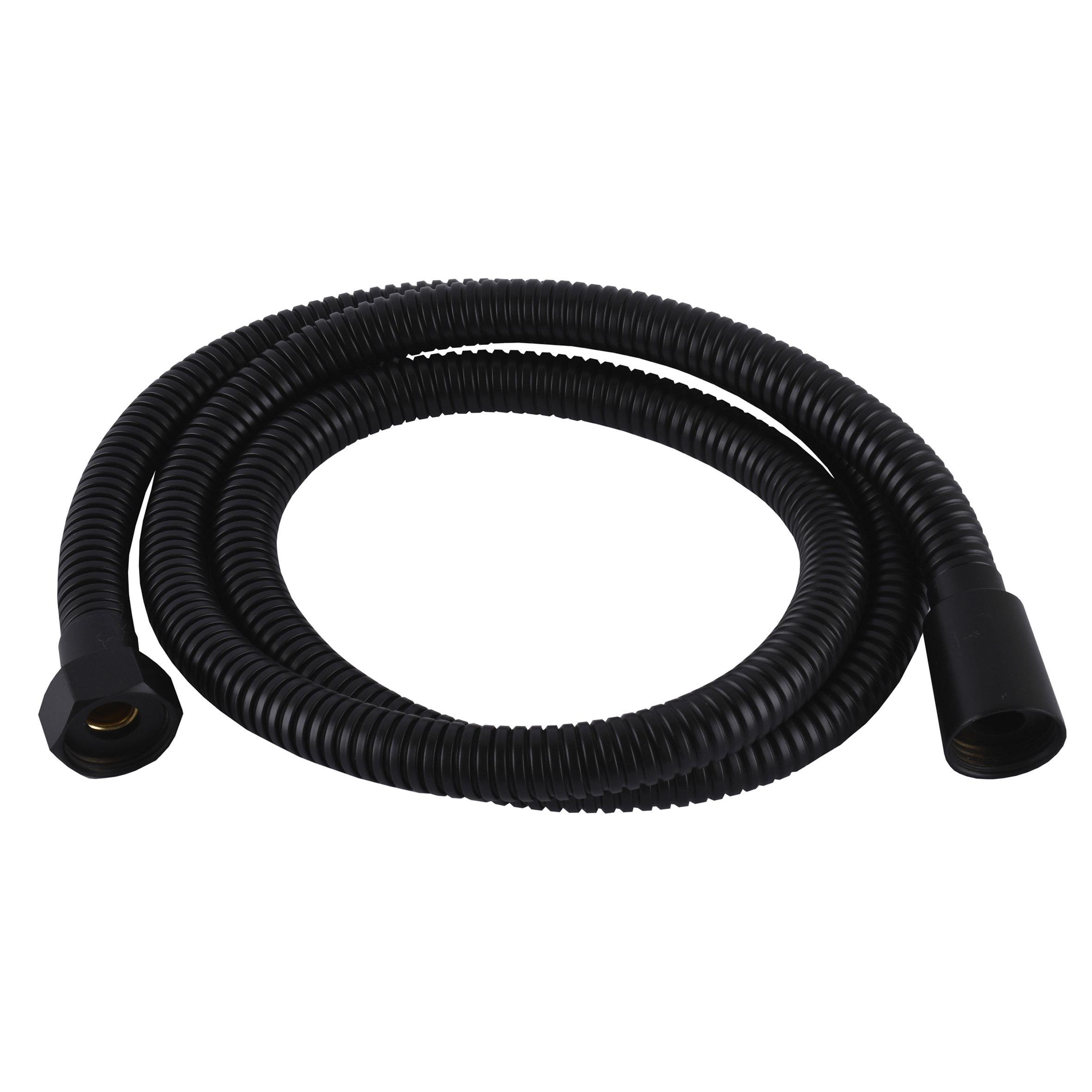 Шланг для душа в металлической оплетке Globus Lux FH-803-BB-120 1200 мм Черный (117252)