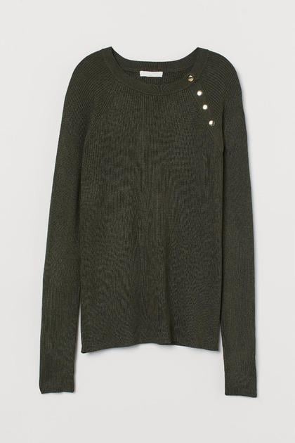 Кофта H&M 785710П S Хаки (1111109409790)