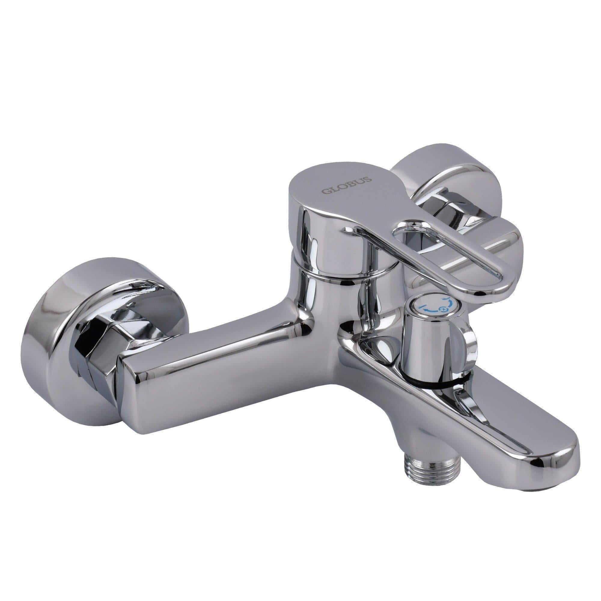 Смеситель для ванны Globus Lux Dolly GLD-0102N однорычажный с ручной лейкой Хром (37461834) Смеситель для ванны Globus Lux Dolly GLD-0102N однорычажный с ручной лейкой Хром (37461834)