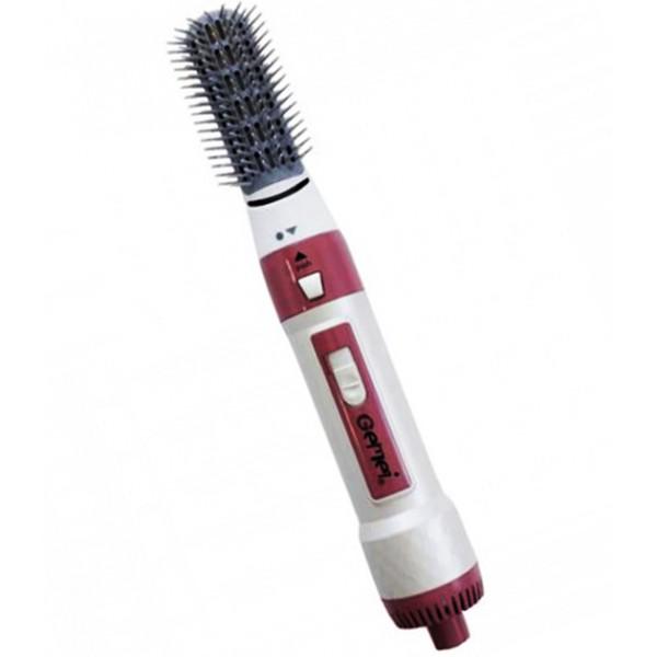 Фен электрический щетка стайлер воздушный для сушки и укладки волос c насадками 7 в 1 Gemei GM 4836