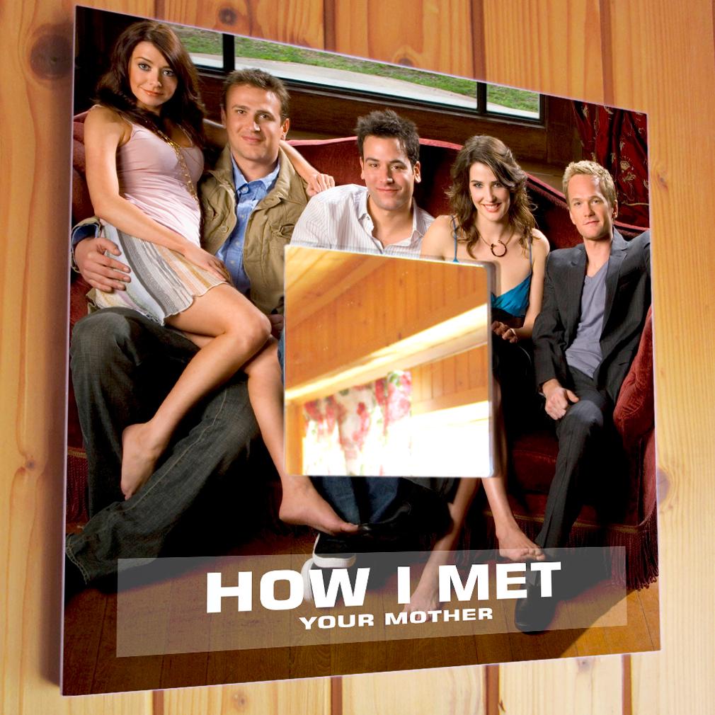 Зеркало декоративное "Сериал Как я встретил вашу маму" 260х260 мм (M03510)