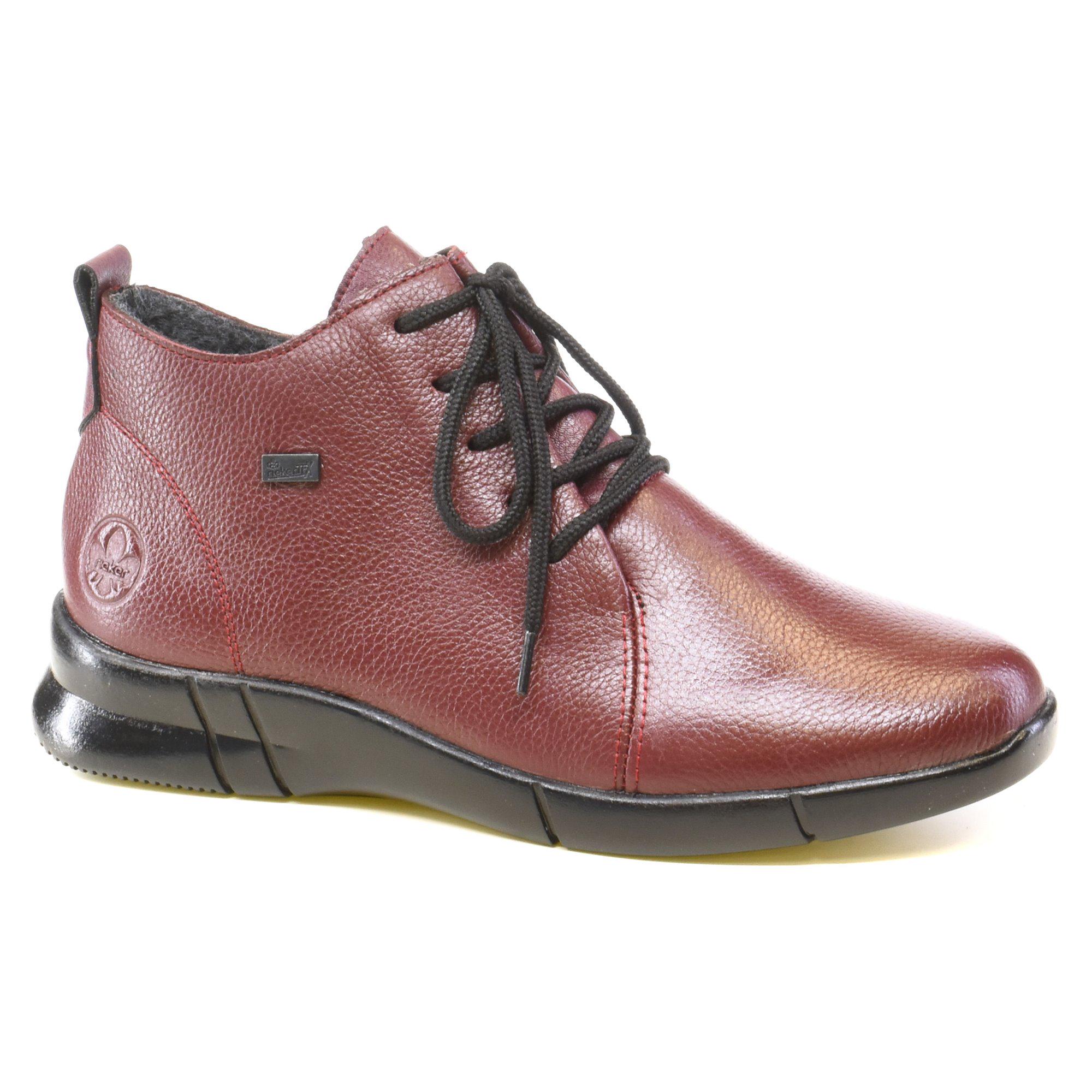 Ботинки осенние женские Rieker р. 37 Бордовый (056248-37)