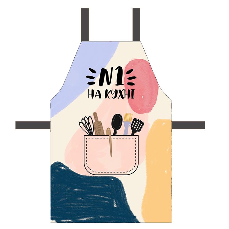 Фартук полноцветный Сolorful "№1 на кухні" 75х51 см (FRTC_21M015)