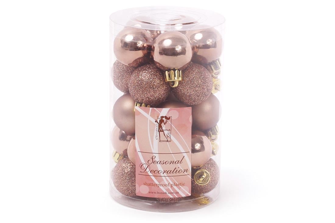 Шар новогодний BonaDi D-3 см 25 шт. (147-431) Шар новогодний BonaDi D-3 см 25 шт. (147-431)