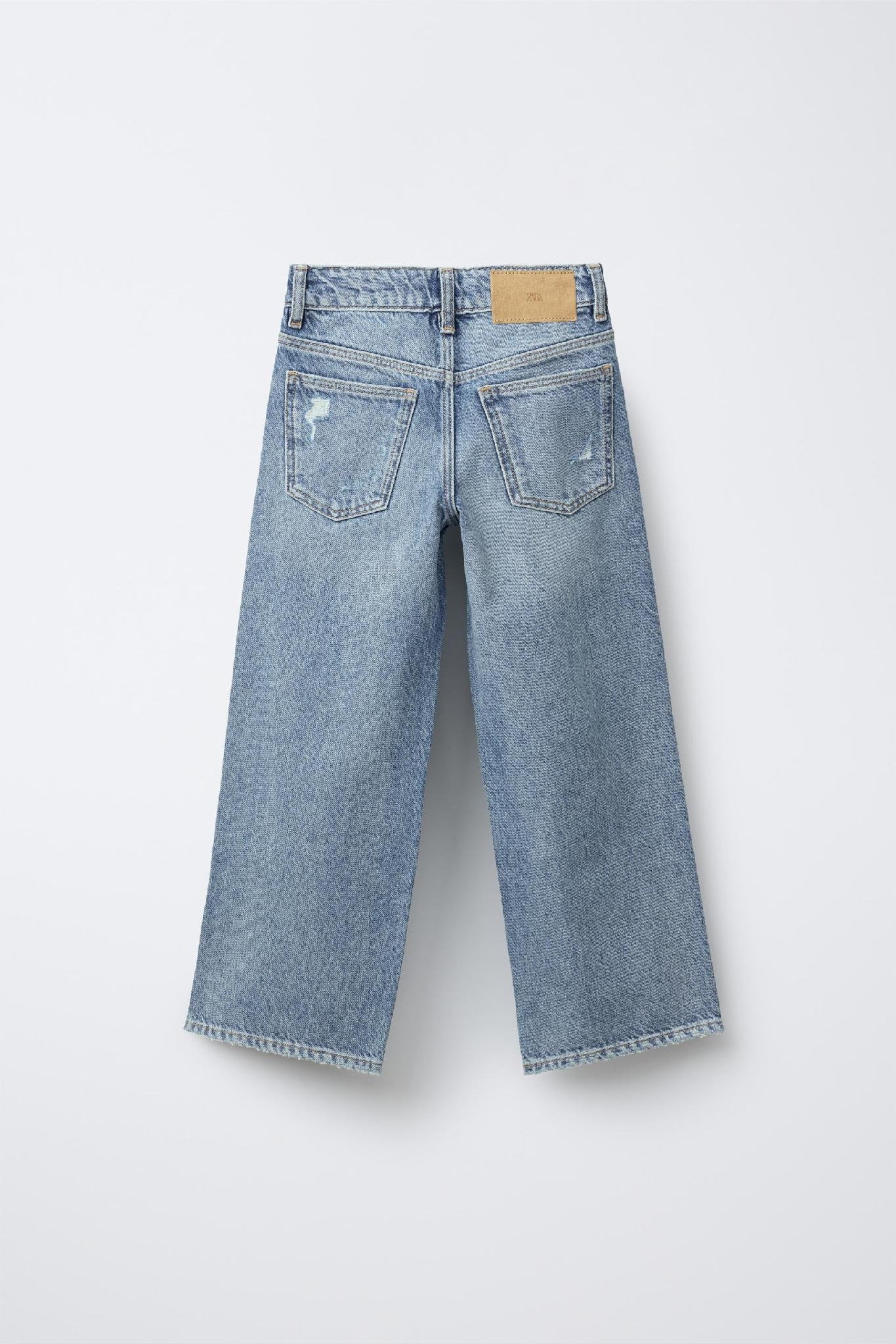 Джинси широкі підліткові для дівчинки Zara 156 см Синій (25072504) - фото 2 Джинси широкі підліткові для дівчинки Zara 156 см Синій (25072504) - фото 2