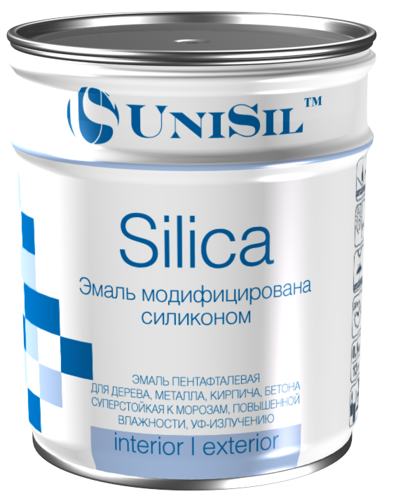 Эмаль Unisil Silica ПФ-115 модифицированная силиконом 0,9 кг RAL 6029 Зеленый (1759011921) - фото 1