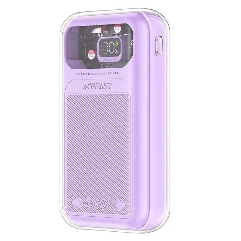 Повербанк Acefast M2-20000 Exploration 20000 mAh 30 W Фиолетовый - фото 3