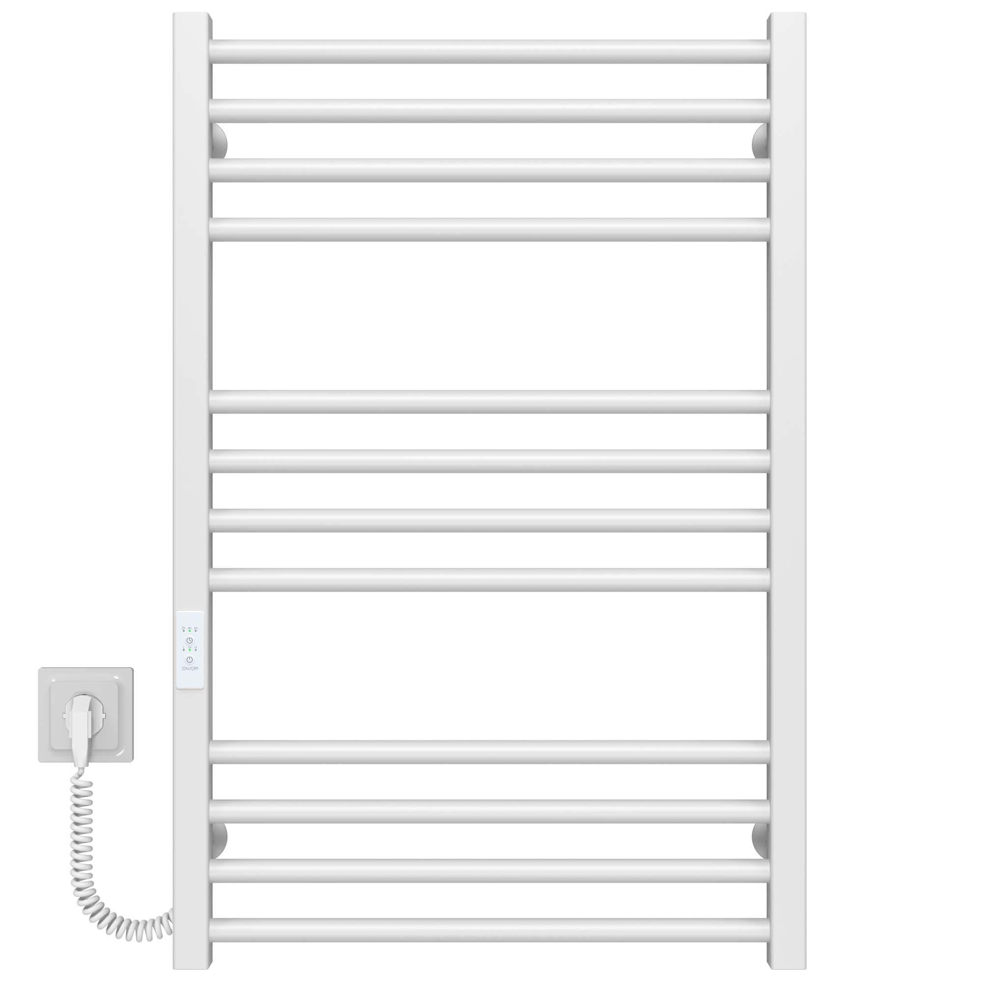 Рушникосушарка електрична Deffi Lima П12 WD04 ліве підключення нержавіюча сталь 500x800 мм Білий (A.LI.80.50.12.E.W.L.4)