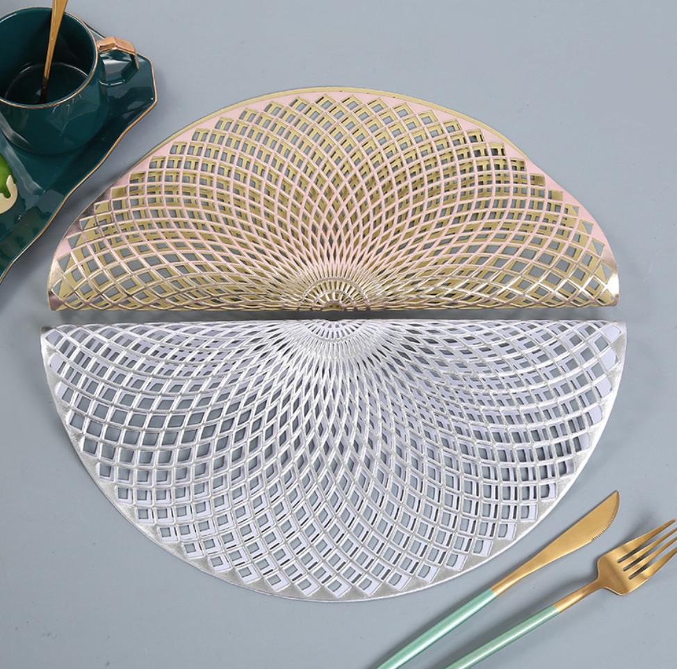 Салфетка сервировочная круглая 38 см Золотистый (5472) - фото 2 Салфетка сервировочная круглая 38 см Золотистый (5472) - фото 2