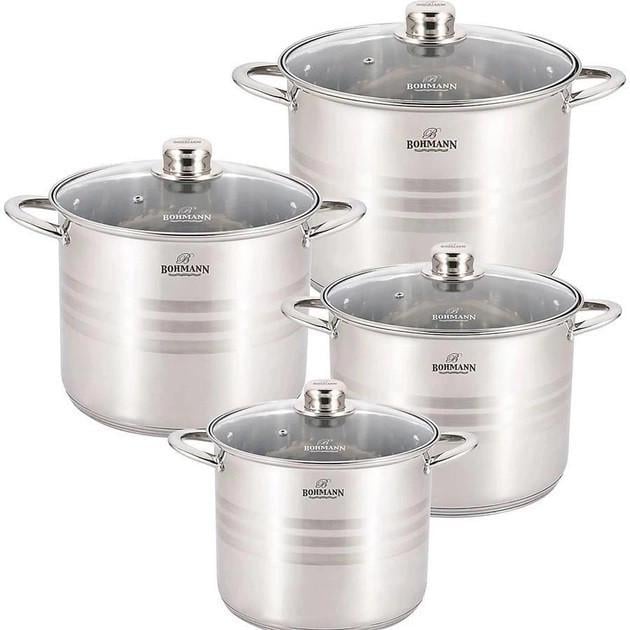 Набор кухонной посуды Bohmann 8 пр. (BH-004) Набор кухонной посуды Bohmann 8 пр. (BH-004)