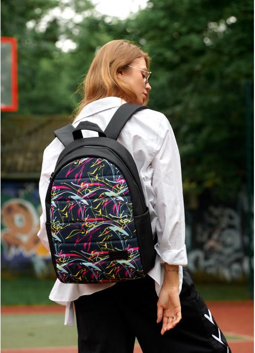 Городской рюкзак женский Sambag Abstract тканевый с отделением под ноутбук (6080281346)