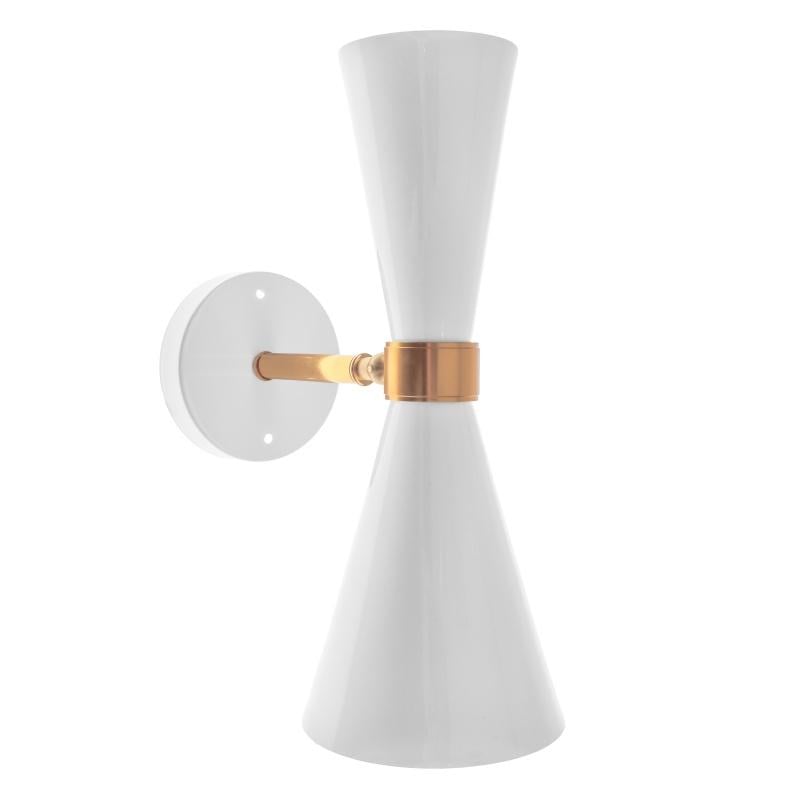 Бра настенное BL-525W/2 E27 WH/G накладное лофт