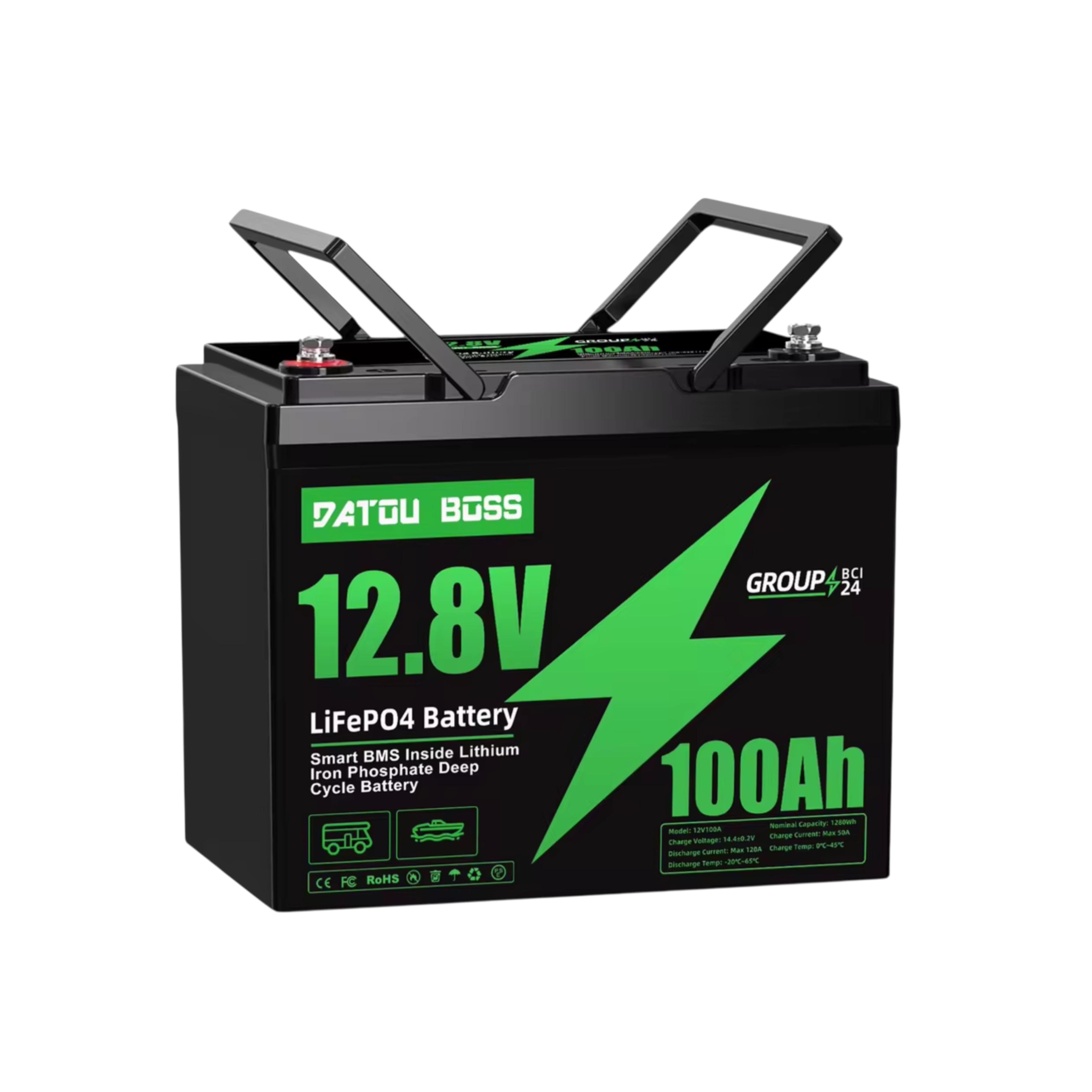 Аккумулятор для ИБП DATOUBOSS LiFePO4 12V 100Ah (350074)