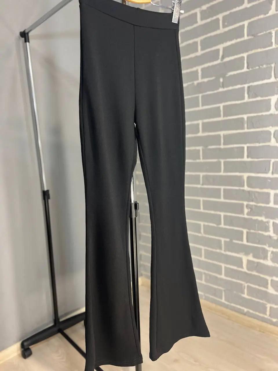 Лосини жіночі INCEBELLI 0185 кльош з високою талією S Чорний (1051) - фото 4 Лосини жіночі INCEBELLI 0185 кльош з високою талією S Чорний (1051) - фото 4