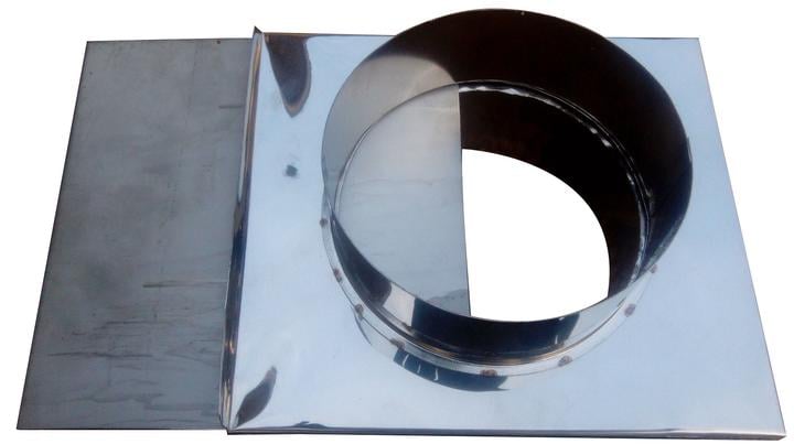 Шибер тяги для дымохода нержавеющая сталь толщина 0,6 мм D 140 мм