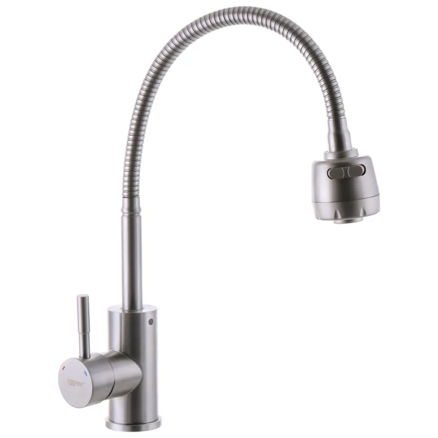 Смеситель для кухни Zerix LUX-011 Refl Chrome (ZX3127)