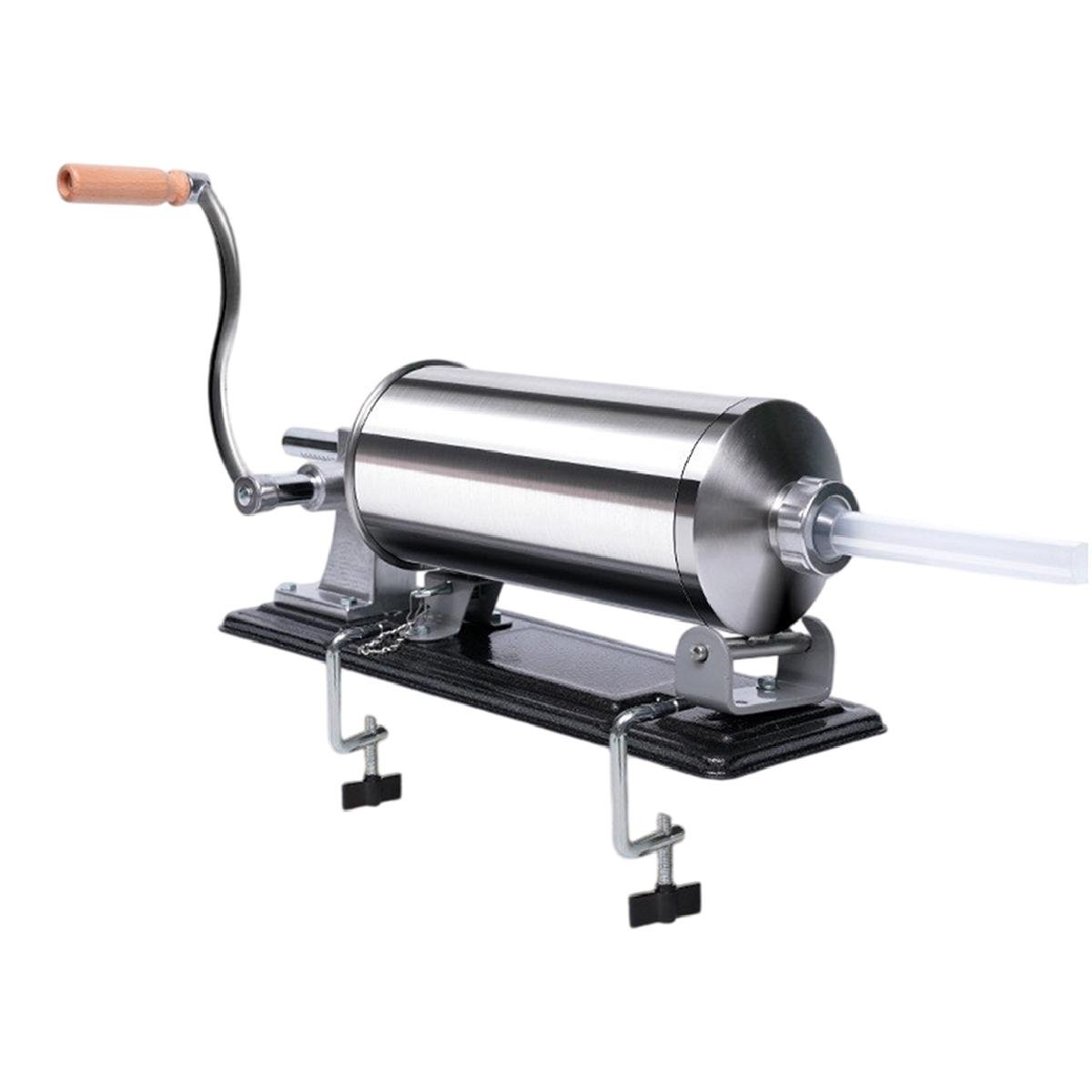 Шприц колбасный горизонтальный из нержавеющей стали 3 кг (16788-4)