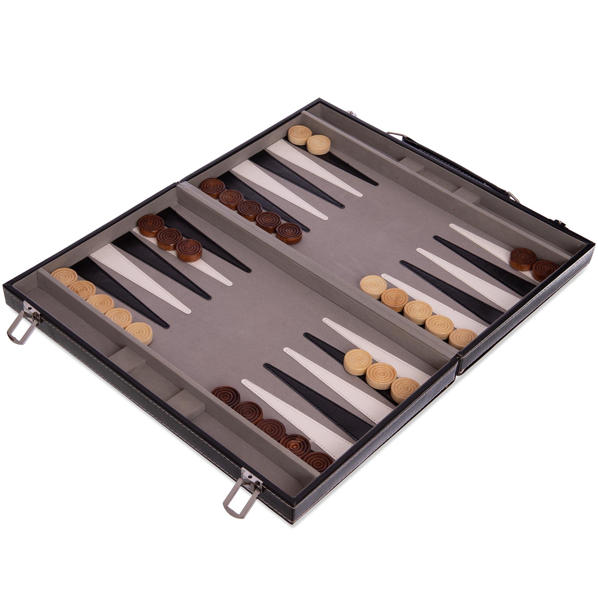 Нарды SP-Sport дерево/металл (B1518)