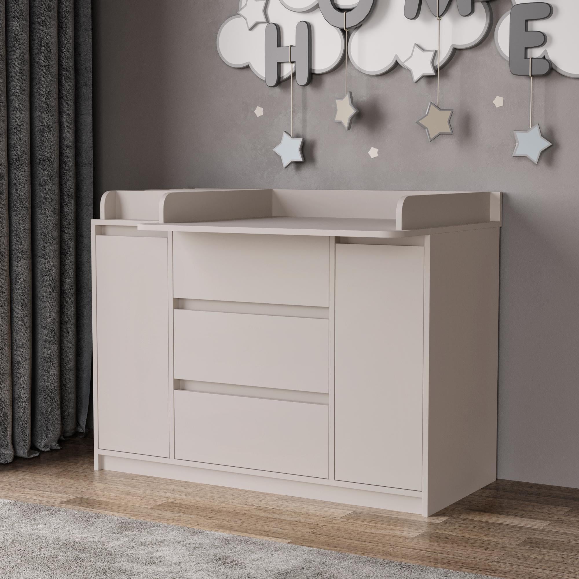 Пеленальный комод Furnigrade ПС-4 70,6х110х87,2 см Кашемир