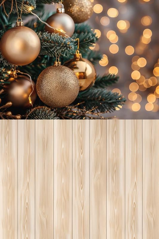 Фотофон виниловый Frontlit стена/пол новогодний 450 г/м2 100x150 см №57501 (57501-100)