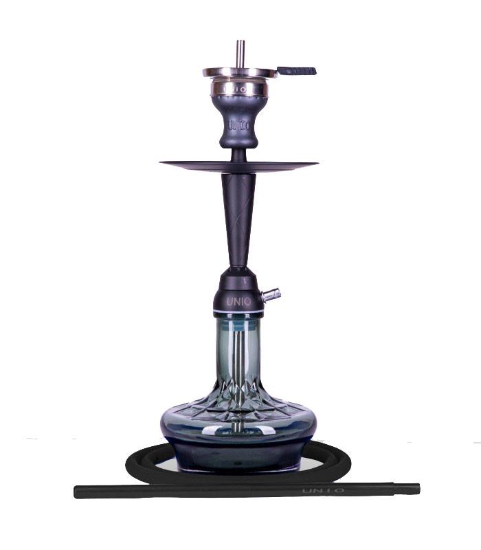 Кальян со стеклянной колбой AMY Unio 005.02 55 см Черный (1746213511)