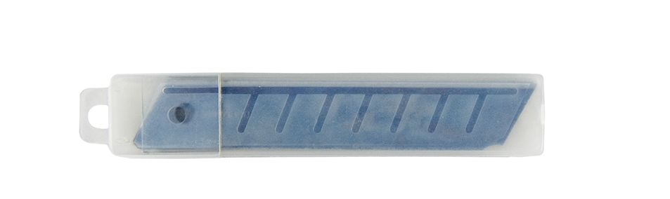 Змінні леза для канцелярських ножів Buromax 18 мм 10 лез в уп. (1128)