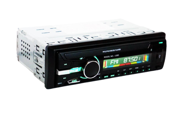 Автомагнитола Pioneer 1085 ISO USB/microSD/FM/AUX с пультом ДУ 4x50 Вт с зеленой подсветкой