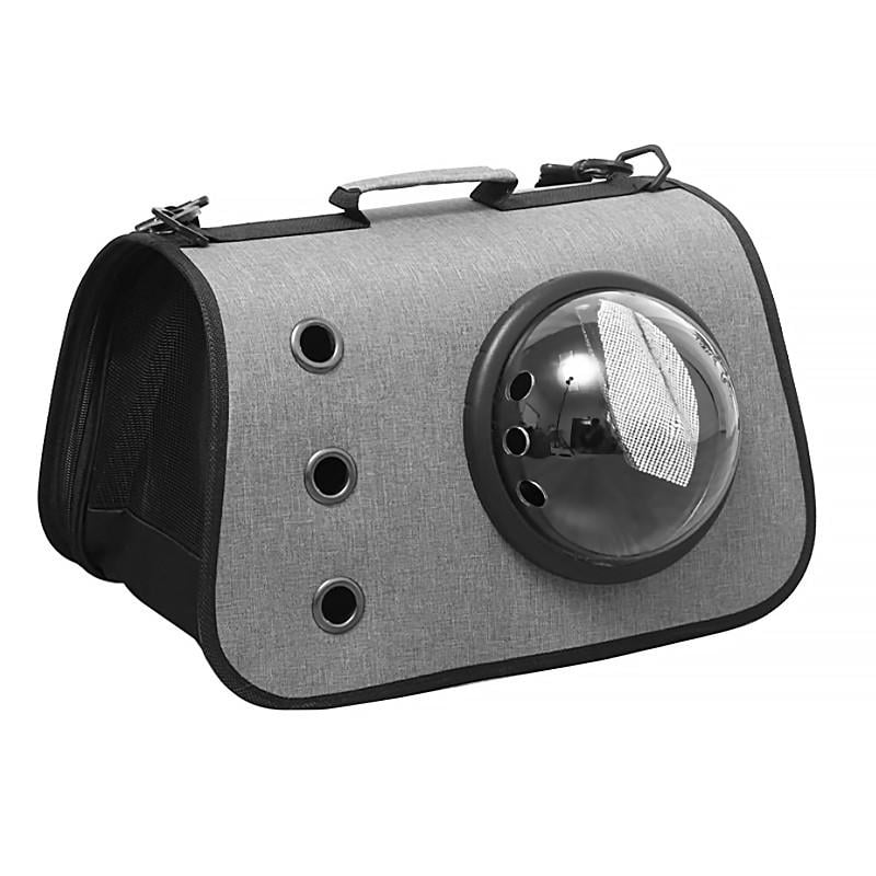 Сумка-переноска Taotaopets 254405 Gray контейнер с иллюминатором 40x25x25 см