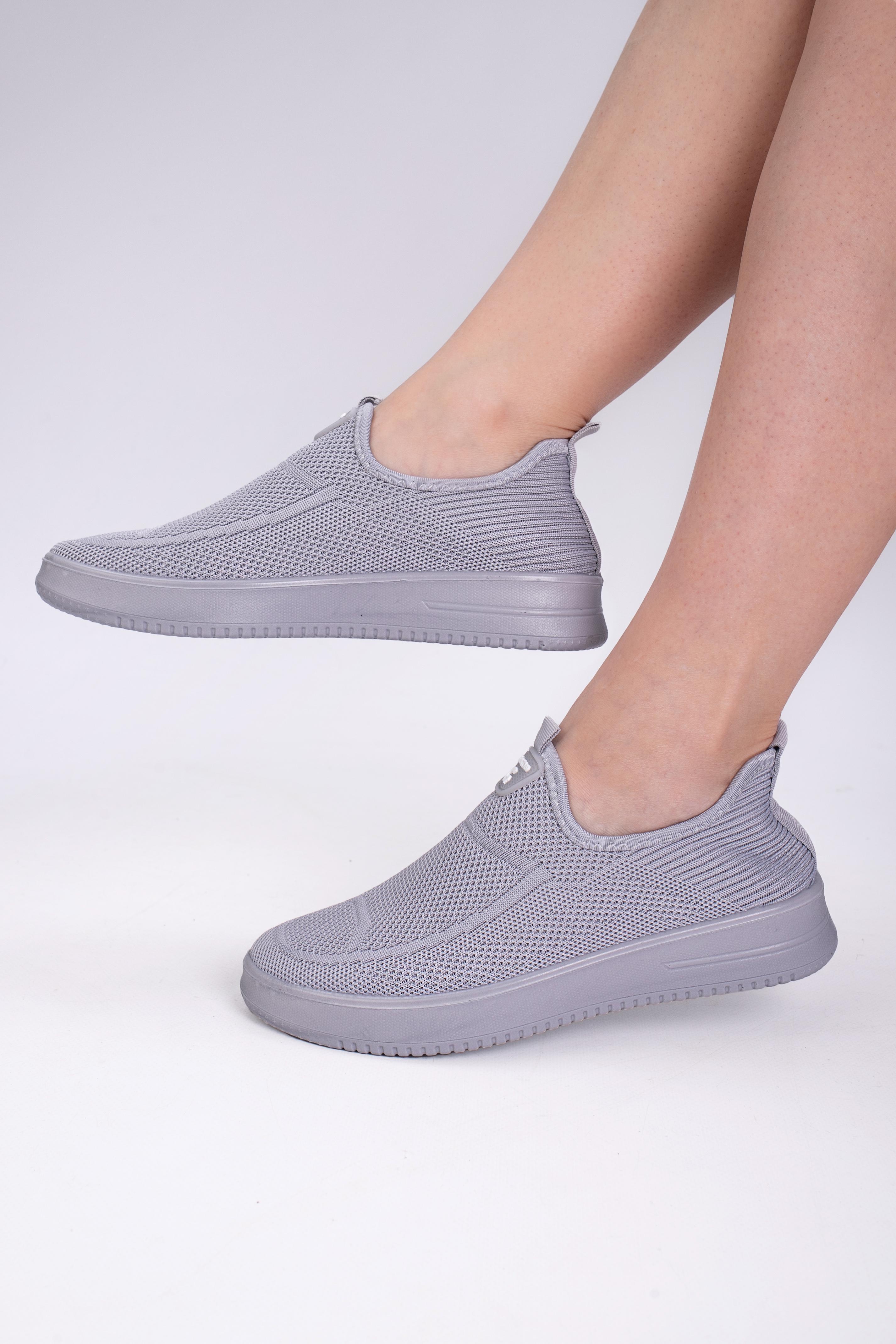 Слипоны женские Where Uwear 350977 р. 37 Серый