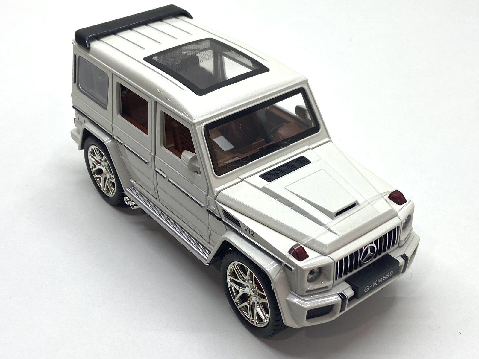 Машинка металева TK Union Group Гелік Mercedes-Benz 1:24 світло/звук відчиняються двері Білий (GT-08116)