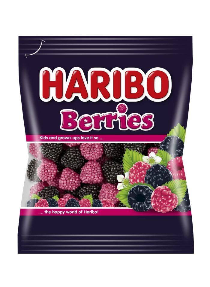 Жевательные конфеты Haribo Berries Ягоды со вкусом малины175 г