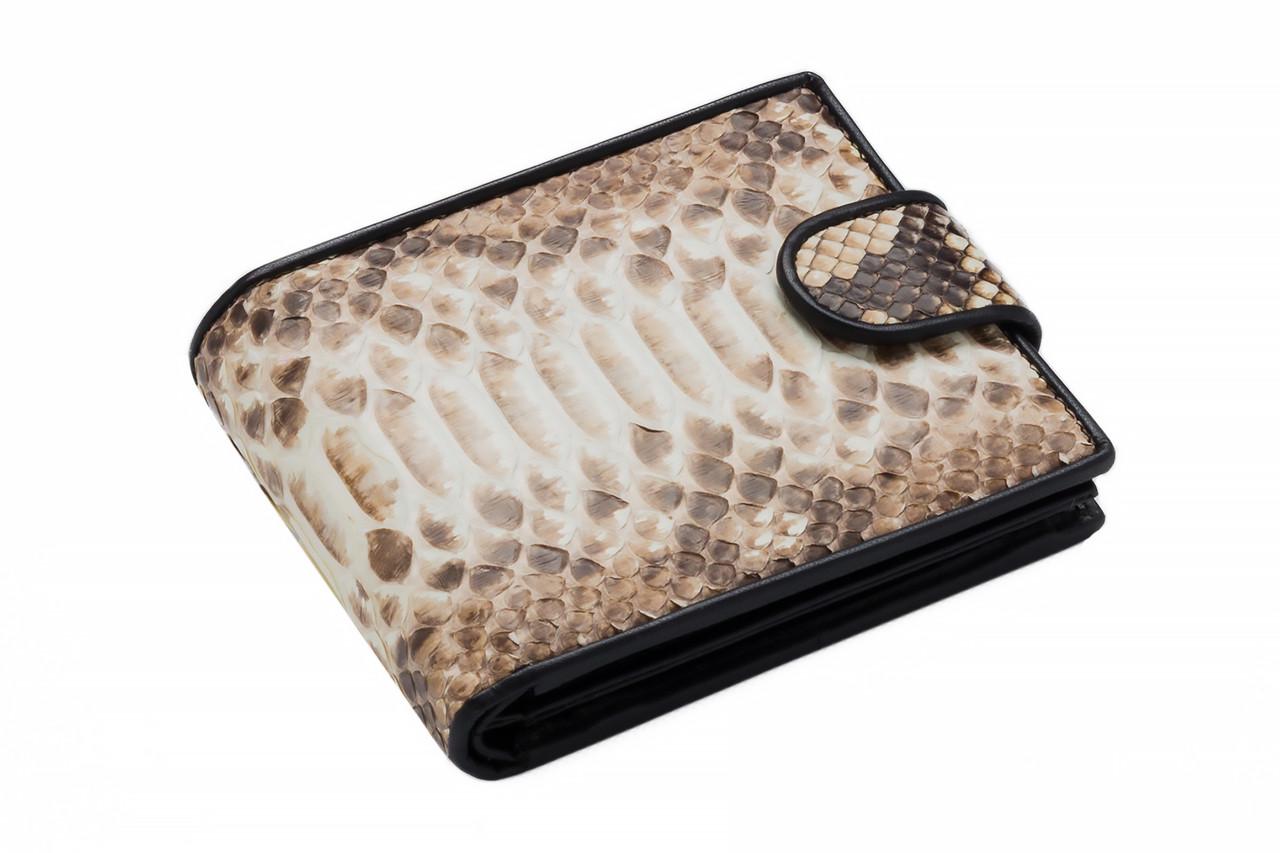 Кошелек Ekzotic Leather из кожи питона Бежевый (snw09)