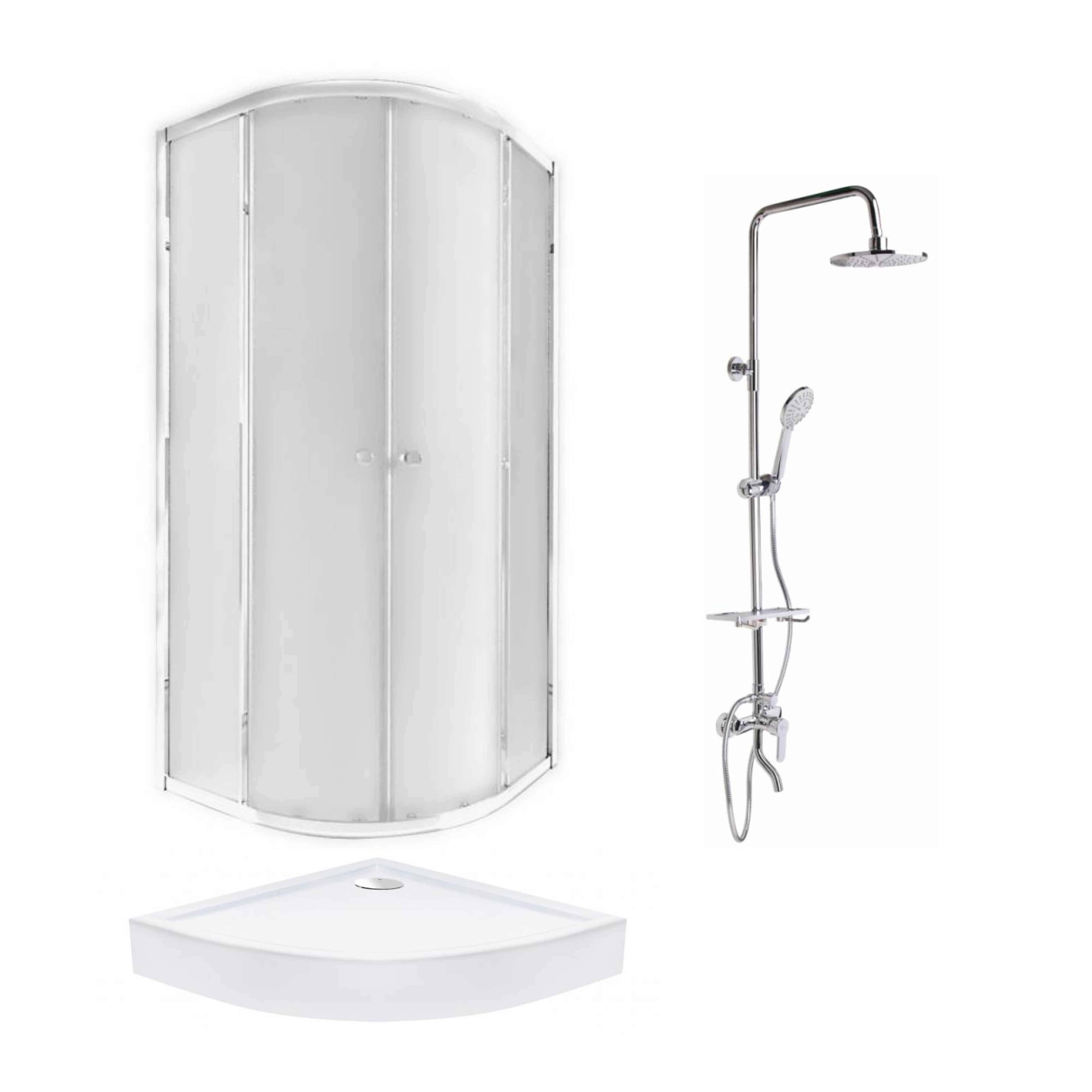 Душевая кабина QTap 90x90 см/Поддон/Душевая панель (SD00050966) Душевая кабина QTap 90x90 см/Поддон/Душевая панель (SD00050966)