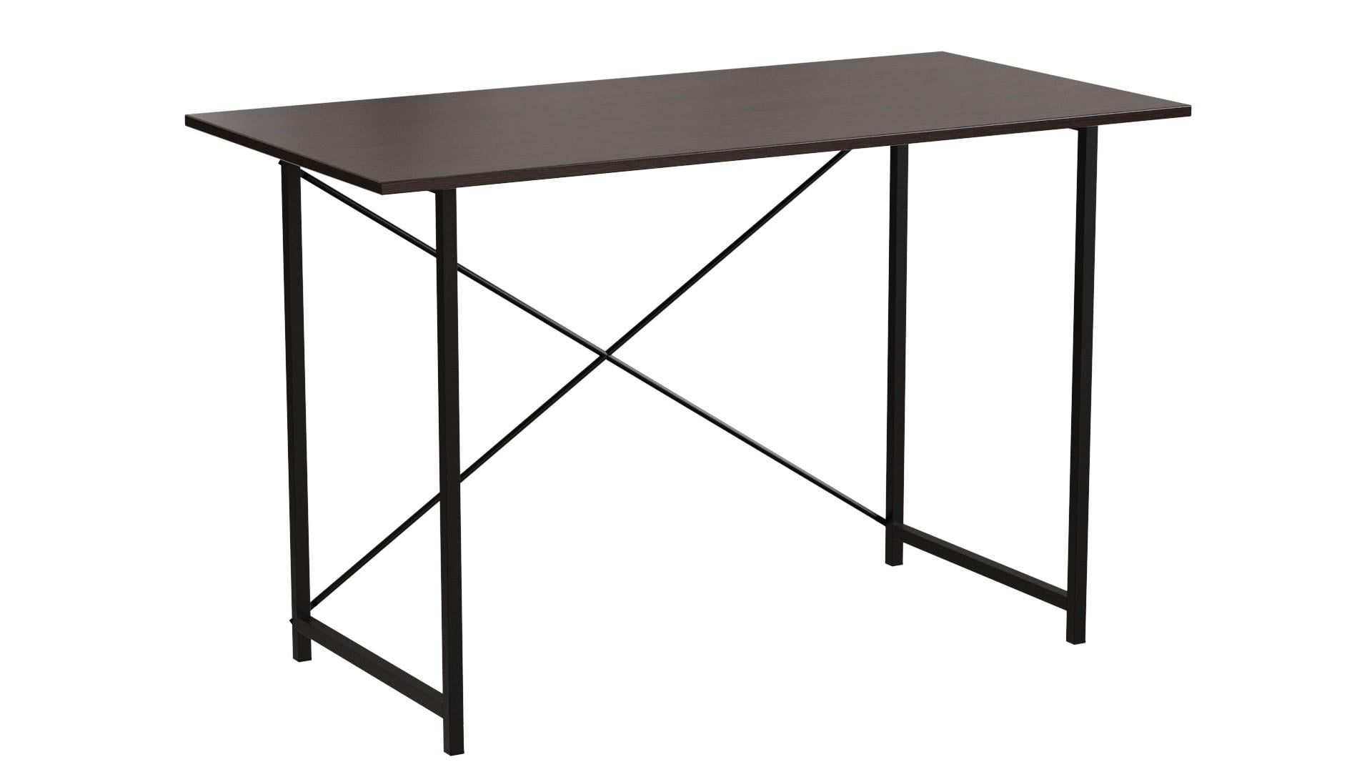 Письменный стол Ferrum-decor Line Лайт металл/ДСП 16 мм 750x1200x600 мм Черный/Венге Магия (FRD-106158)
