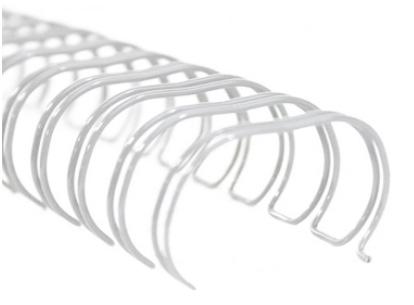 Пружини для брошурування DA А4 14,3 мм 100 шт. Білий (1220202140141)