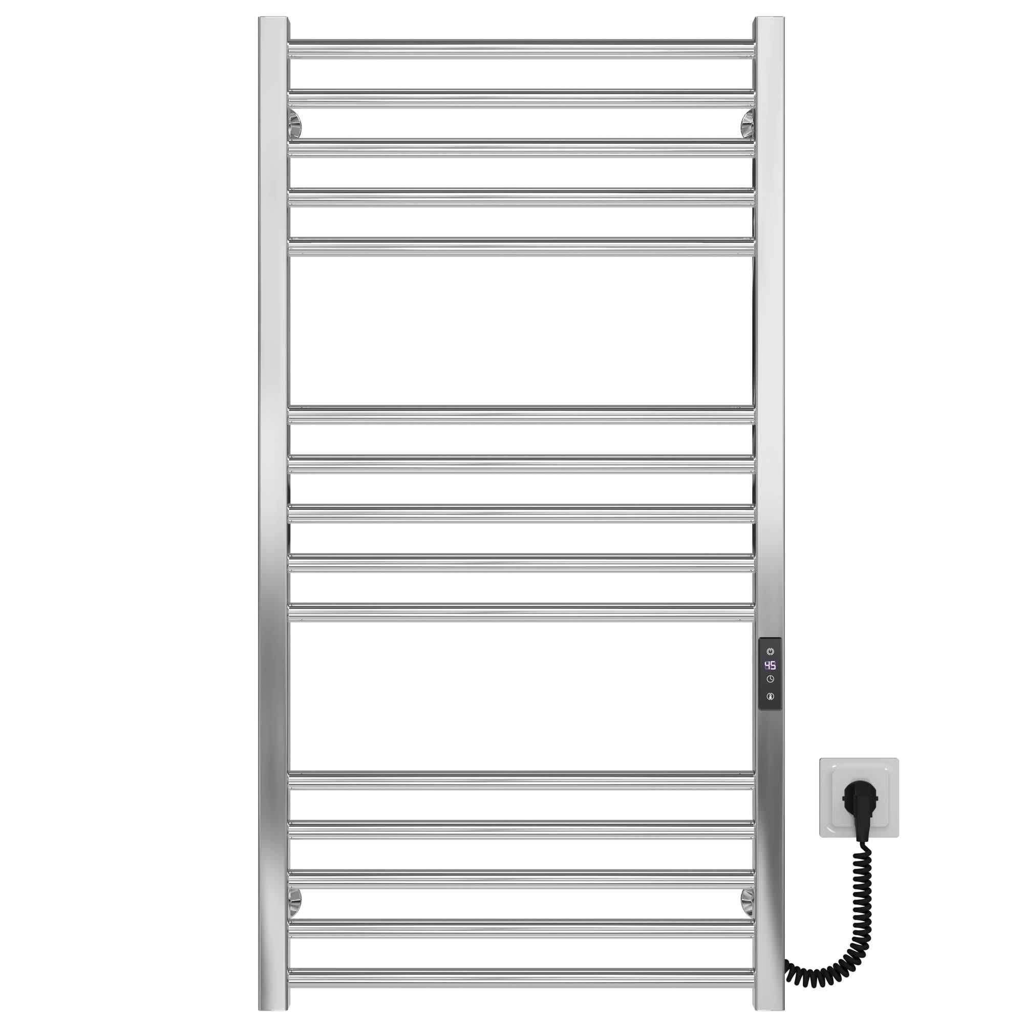 Полотенцесушитель электрический Deffi Lima П15 JD04 правое подключение нержавеющая сталь 600х1000 мм Хром (A.LI.100.60.15.E.C.R.2)