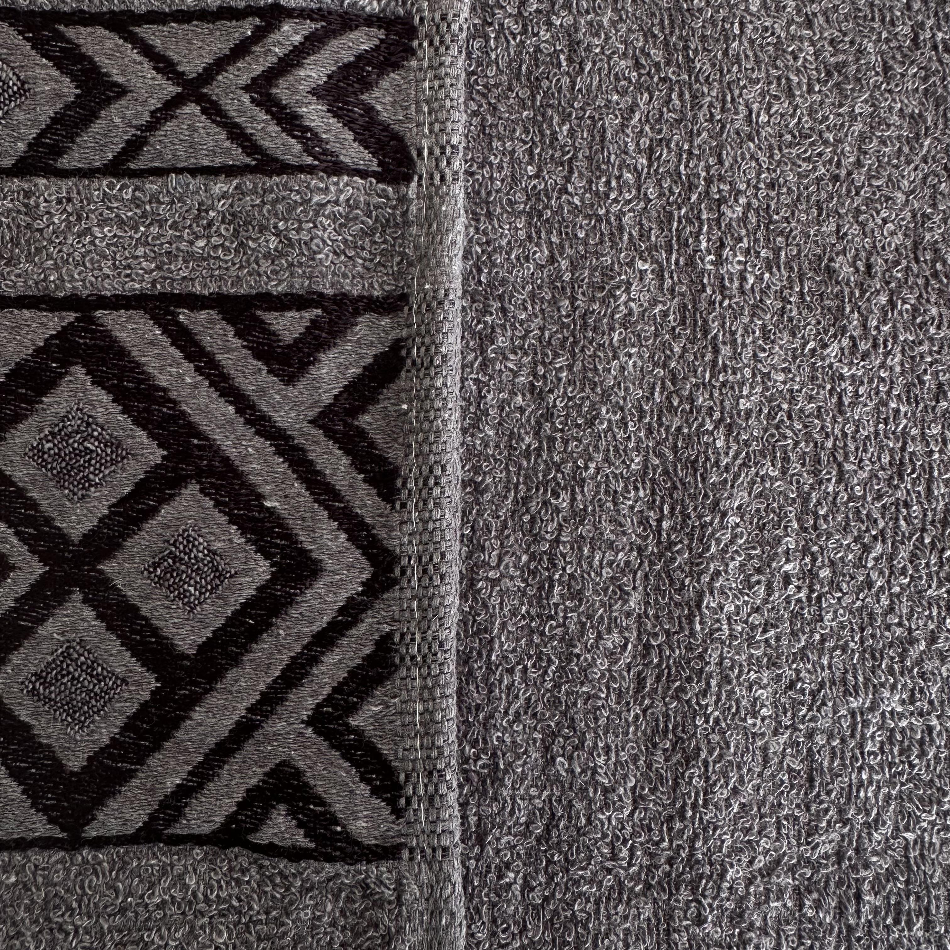 Полотенце махровое Malloory Home 70x140 см Темно-серый (6726-3) - фото 4 Полотенце махровое Malloory Home 70x140 см Темно-серый (6726-3) - фото 4