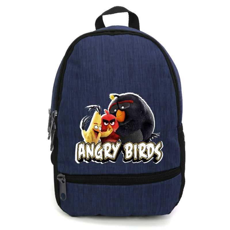 Школьный рюкзак подростковый Cappuccino Toys с принтом Angry Birds ANG-006 12,5 л Синий (2133990342)