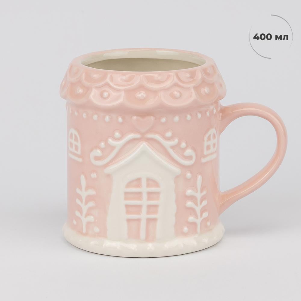 Чашка Рожевий будиночок 400 мл (6036-006) - фото 2 Чашка Рожевий будиночок 400 мл (6036-006) - фото 2