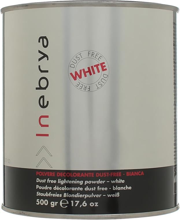 Пудра осветляющая без пыли Inebrya Bleaching Powder White Белая 500 г