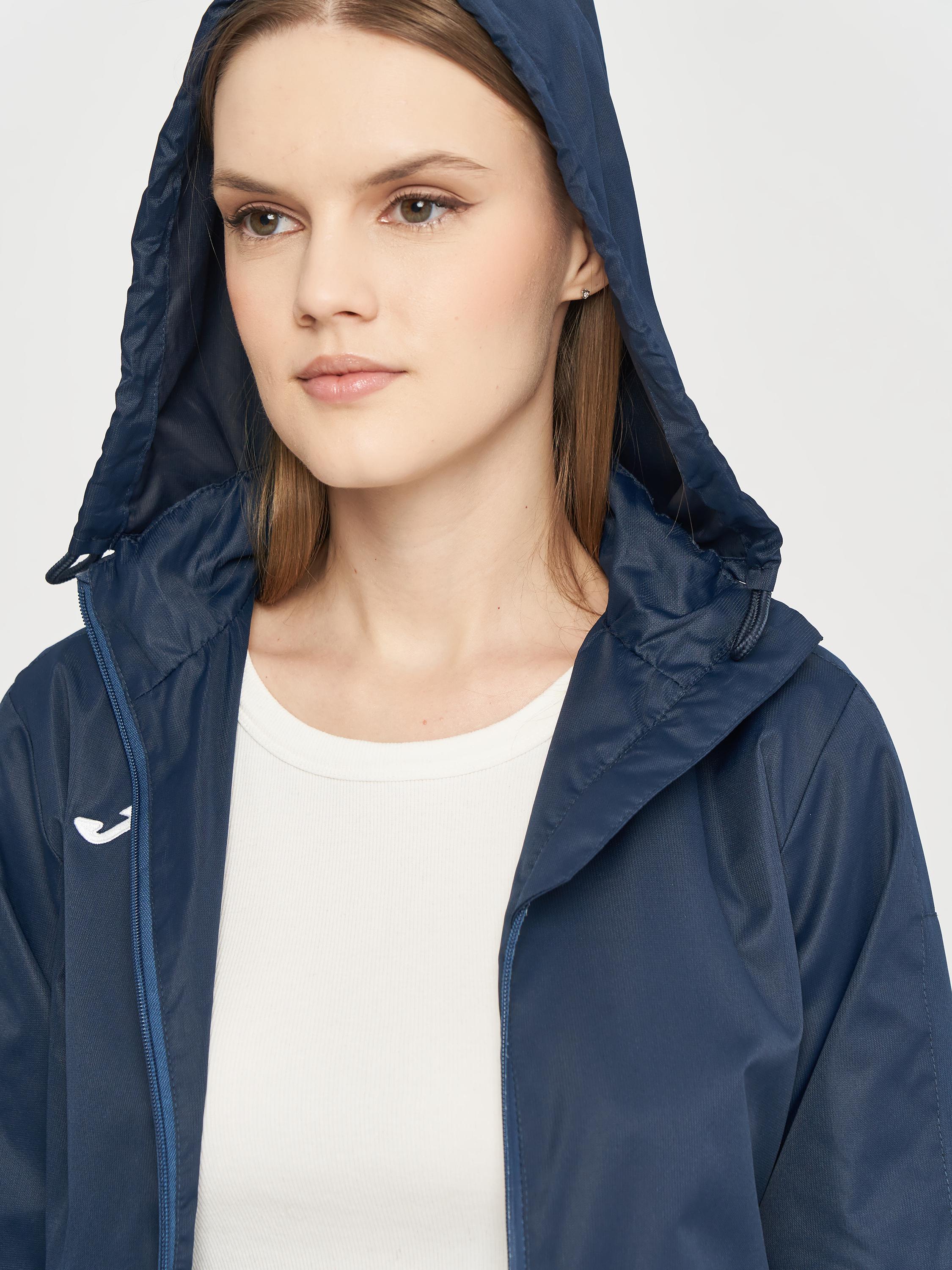 Куртка ветрозащитная женская Joma 901428.331 Trivor Raincoat S Navy (8424309553579) - фото 4