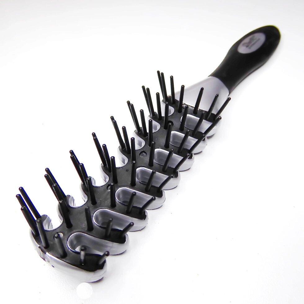 Расческа для укладки ДенІС professional FISH скелетный мягкий зубец (1453071390) - фото 4