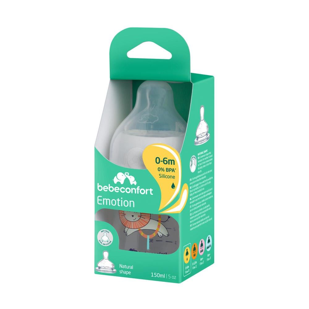 Бутылочка для кормления Bebe Confort 3102201960 EMO PP T0 FF 150 мл Белый (3220660335701) - фото 3 Бутылочка для кормления Bebe Confort 3102201960 EMO PP T0 FF 150 мл Белый (3220660335701) - фото 3