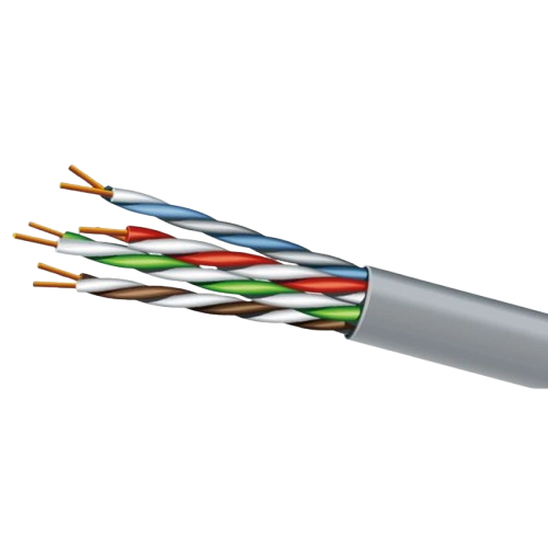 Кабель сетевой внутренний ЗЗКМ 4х2x0.48 U/UTP Cat5е 305 м Серый (7091013)